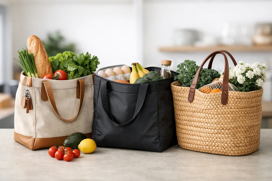 Fashionable Grocery Bags That Work Harder