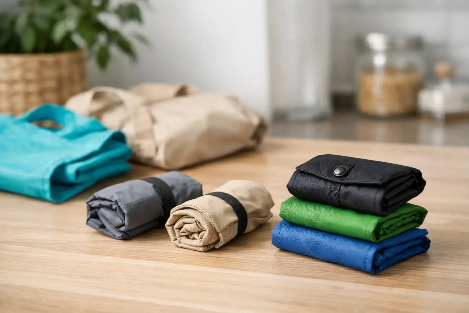 How to Fold Reusable Bags So They Stay Compact