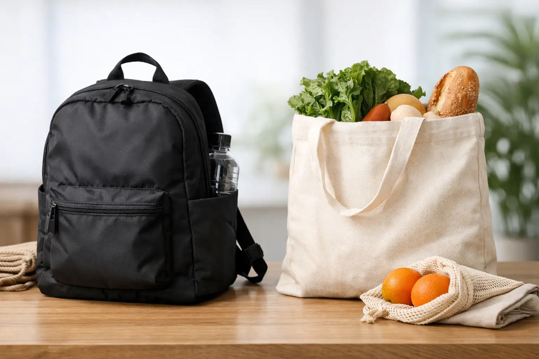 Recycled Nylon vs Cotton Bags