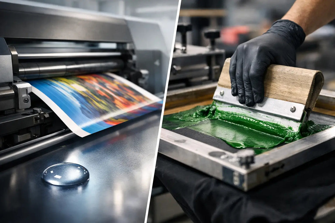Waterless Printing vs Screen Printing: A Clearer Choice