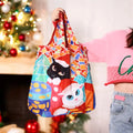 Envirosax Reusable Bag - Christmas Holiday Cat Red Envirosax