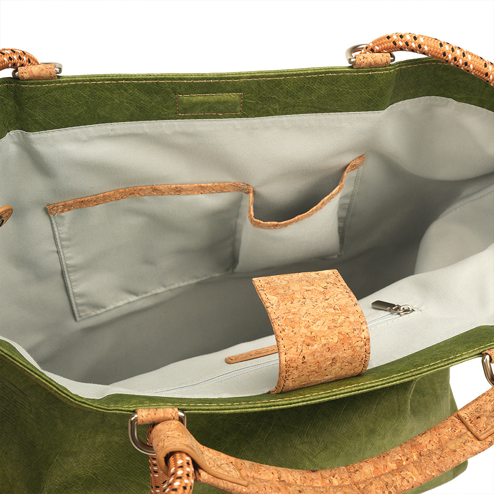 Envirosax Organic Cork Shoulder Bag – Extendable Backpack EN25124 | Eco-Friendly Travel Bag