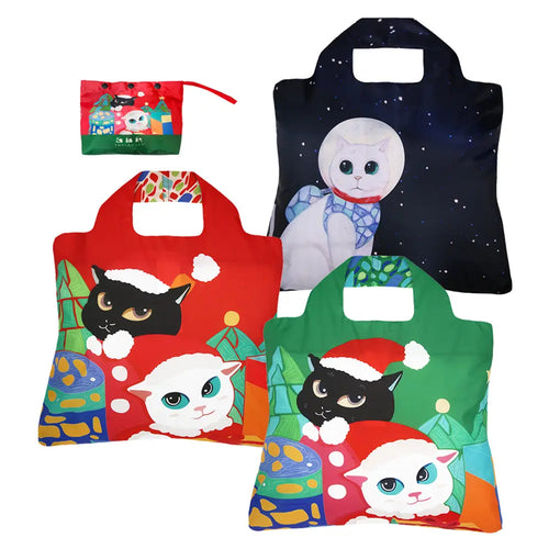 Envirosax Full Pouch Sets - CAT Pack of 3 Envirosax