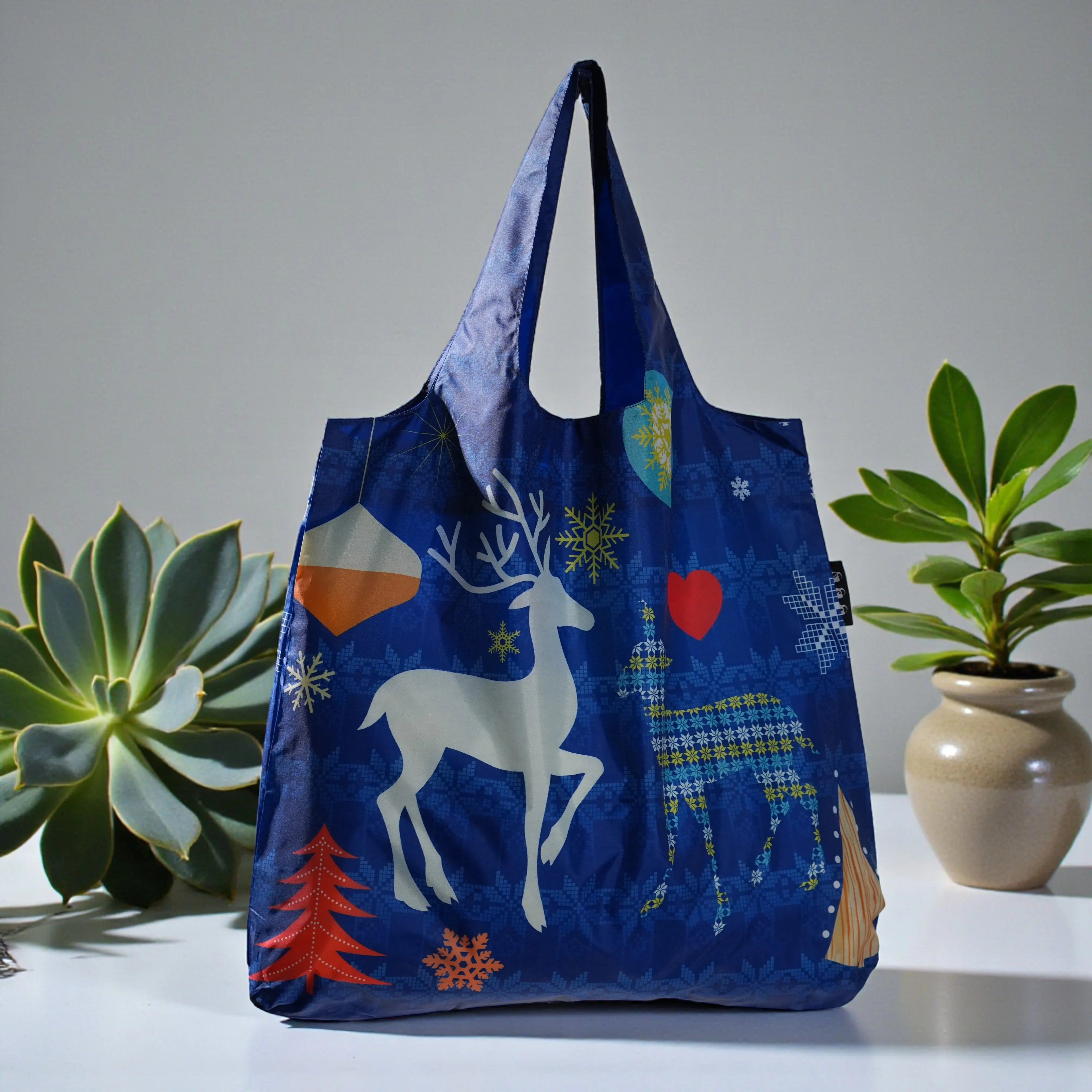 Envirosax Reusable Bag - Christmas Holiday Deers Envirosax