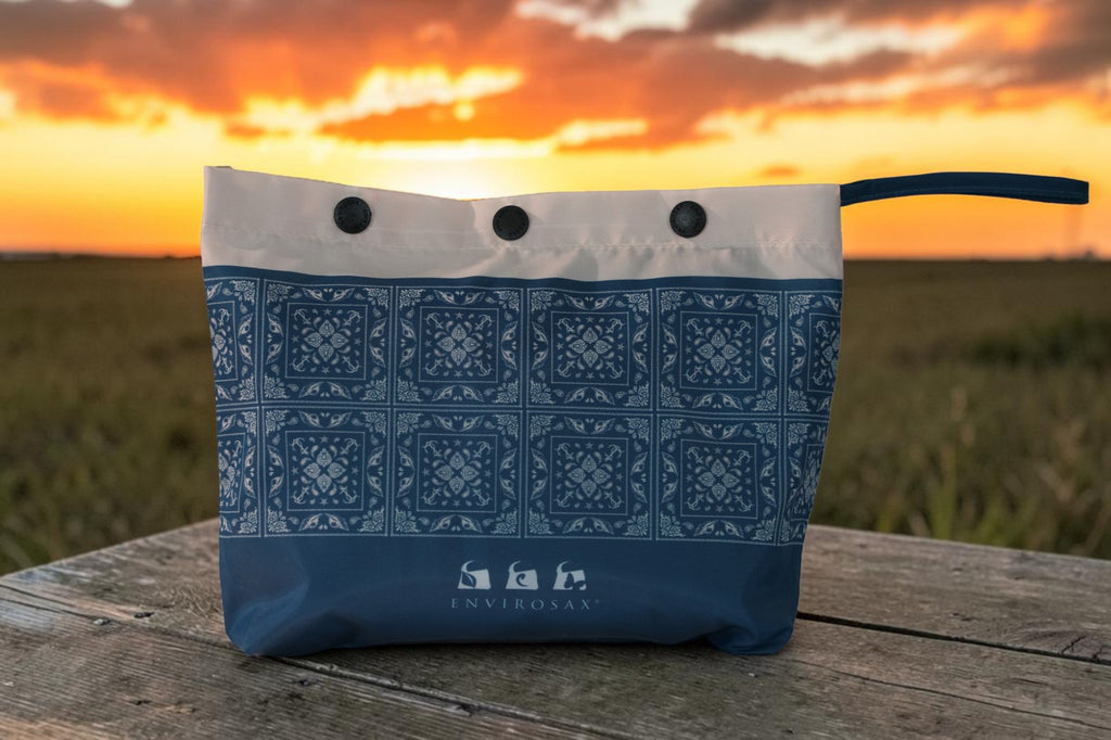 Envirosax Full Pouch Sets – Porto Soleil Set of 5 | Eco-Friendly Foldable Tote Bags Envirosax