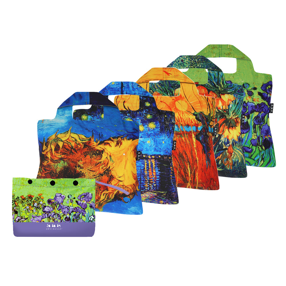 Ensemble de pochettes complètes Envirosax - Ensemble Botanica de 5