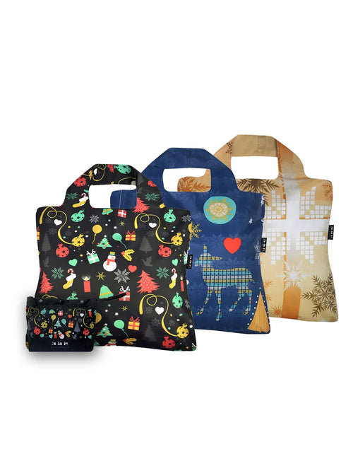 Envirosax Full Pouch Sets - Winter Pack of 3 Envirosax