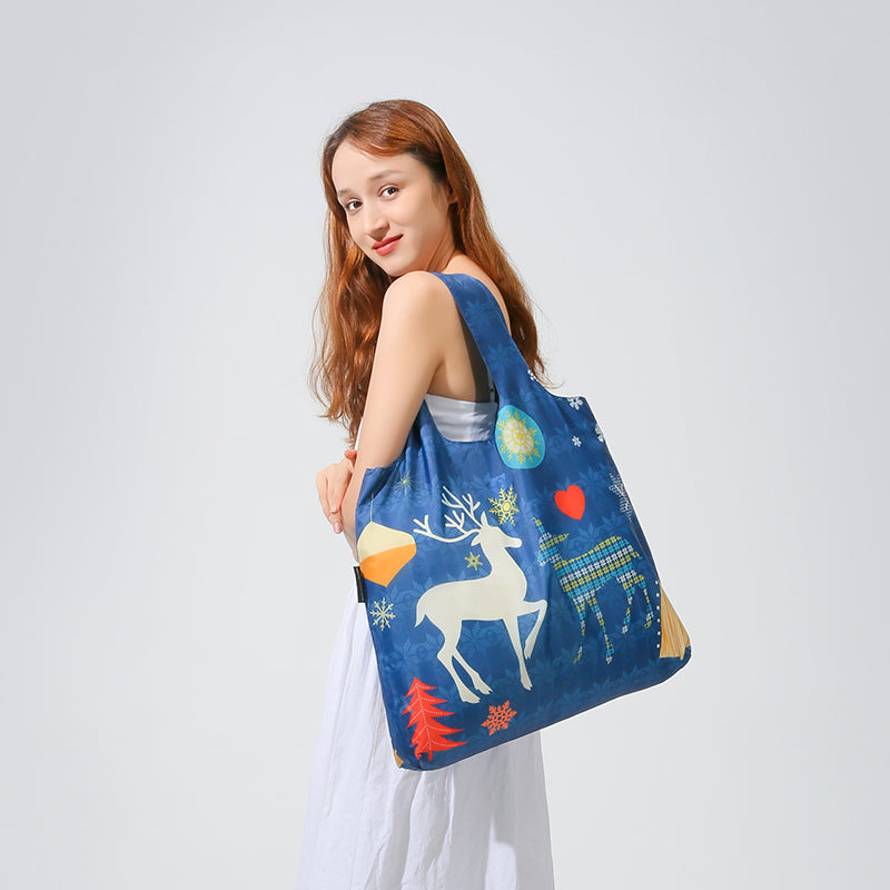 Bolsa reutilizable Envirosax - Ciervos navideños