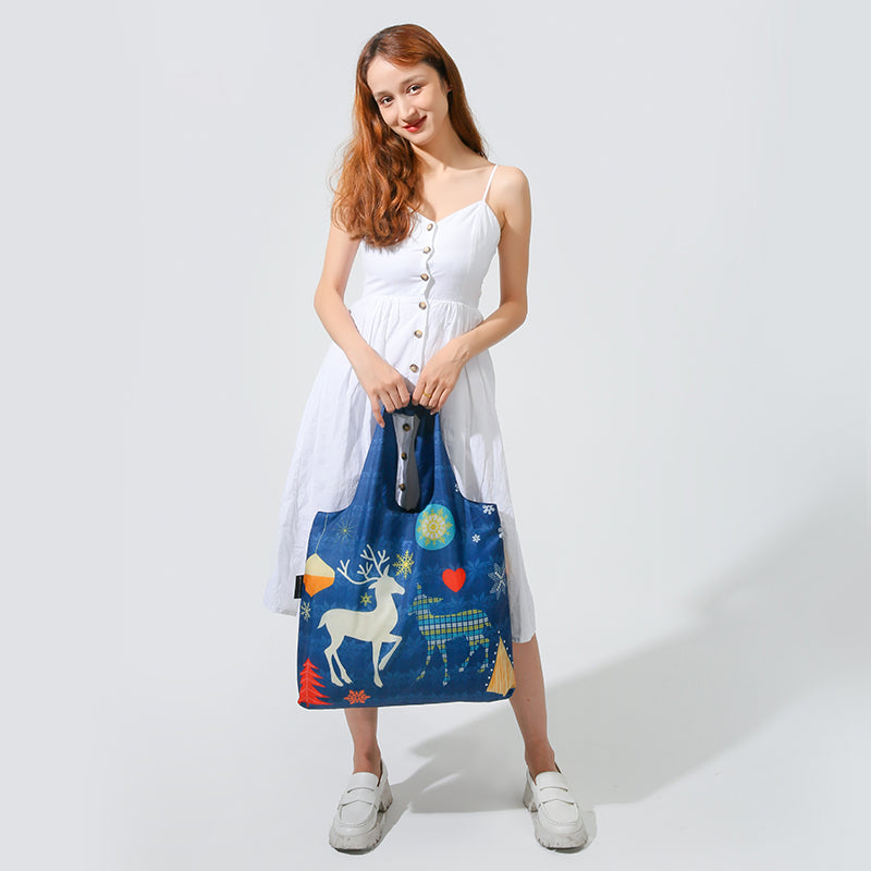 Bolsa reutilizable Envirosax - Ciervos navideños