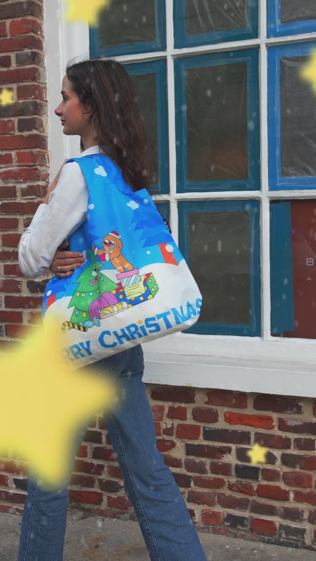 Envirosax Full Pouch Sets - Snowman Pack of 3